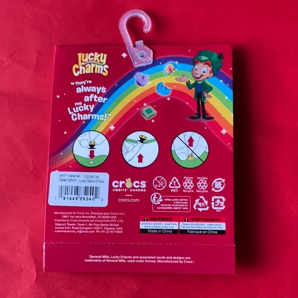 🍀🌈🍀 CROCS  LUCKY CHARMS X CROCS PACK 🍀🌈🍀 NWT 🍀🌈🍀 - Picture 11 of 16